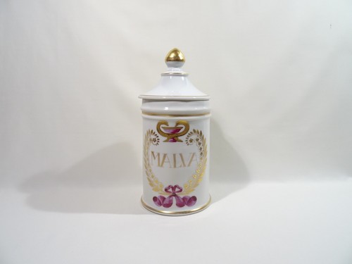 Pot pharmacie porcelaine - a,