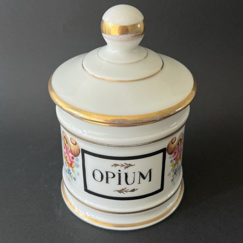 Petit pot apothicaire - pot, opium